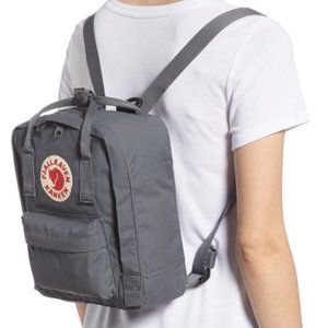 Fjallraven Kanken Mini Backpack (Super Grey)